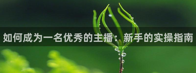 nba网站直播jrkan：如何成为一名优秀的主播：新手的实操指南